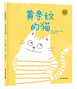 黄条纹的猫